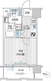 コスモグランス南品川 904 間取り図