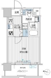 コスモグランス南品川 805 間取り図