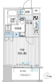 コスモグランス南品川 411 間取り図