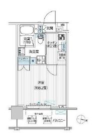 コスモグランス南品川 812 間取り図