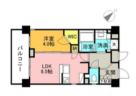 パームガーデン 204 間取り図