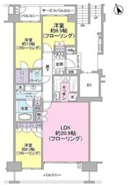 深沢ハウス 6階 間取り図