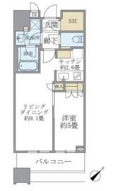 ブリリアタワーズ目黒 4階 間取り図