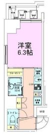 門前仲町レジデンス壱番館 702 間取り図