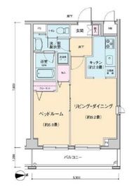 プロッシモ新宿 305 間取り図