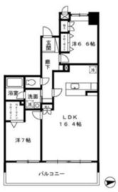 ロイヤルパークス荻窪 518 間取り図