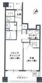 エフローレ日本橋 13階 間取り図