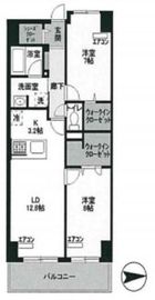 ロイヤルパークスシーサー 610 間取り図