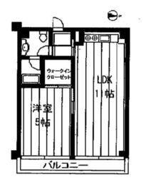 四谷デュープレックスD-R 5階 間取り図