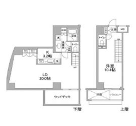 コンフォリア東中野DEUX 101 間取り図