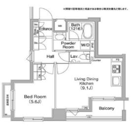 コンフォリア西早稲田 904 間取り図