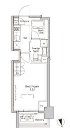 プラウドフラット門前仲町5 209 間取り図