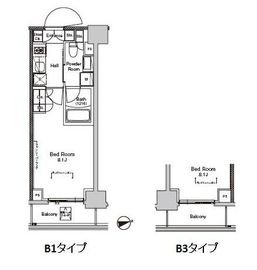 プラウドフラット門前仲町5 107 間取り図