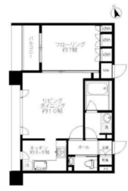 ラヴォーグ南青山 11階 間取り図