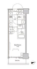 プラウドフラット門前仲町5 106 間取り図