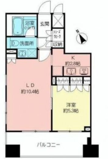 レゾンアレグレ 3階 間取り図