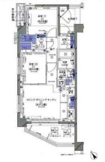 センチュリー表参道 3階 間取り図