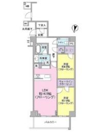 ブランズ渋谷常盤松 1階 間取り図