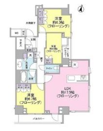 ブランズ渋谷常盤松 5階 間取り図