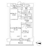 パークアクシス辰巳ステージ 1008 間取り図