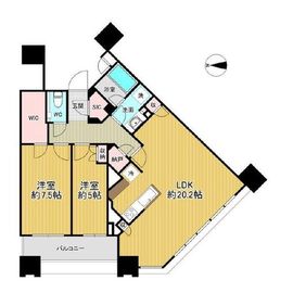 ブリリアタワーズ目黒 34階 間取り図