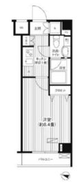 グランハイツ東中野 205 間取り図