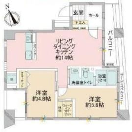 ジェイパーク芝浦ベイサイドスクエア 5階 間取り図