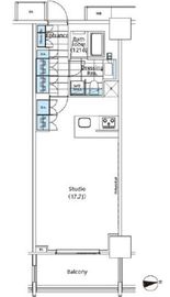 コンフォリア新宿イーストサイドタワー 321 間取り図