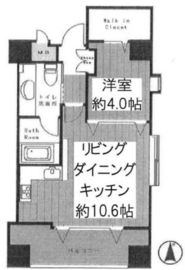 ベルヴィラージュ芝公園 5階 間取り図