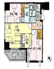 フォレンツタワー文京千石 1002 間取り図