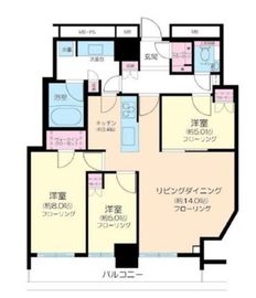 パークハウス清澄白河タワー 35階 間取り図