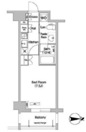 コンフォリア下北沢 410 間取り図