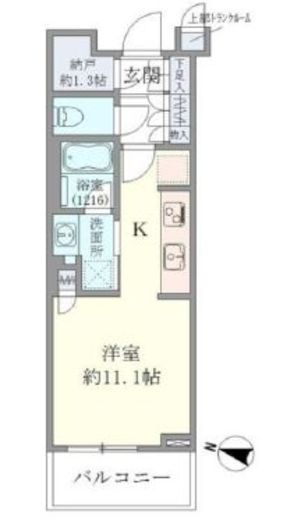 ブリリアタワーズ目黒 3階 間取り図