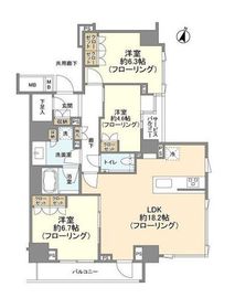 ブランズ渋谷常盤松 7階 間取り図