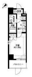 プレール・ドゥーク豊洲2 8階 間取り図