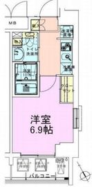 門前仲町レジデンス参番館 1205 間取り図