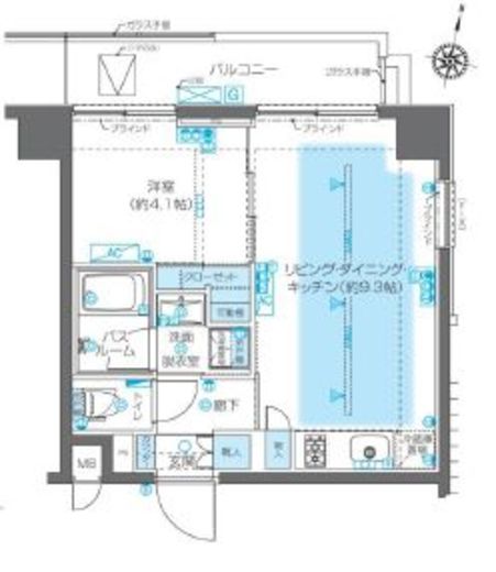 ZOOM神宮前 12階 間取り図