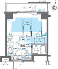 ZOOM神宮前 8階 間取り図