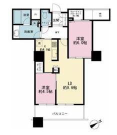 ザ・パークハウス西新宿タワー60 42階 間取り図