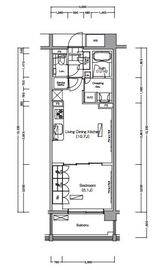 プレジリア代々木大山町 E106 間取り図