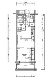 プレジリア代々木大山町 E107 間取り図