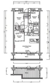 プレジリア代々木大山町 E213 間取り図