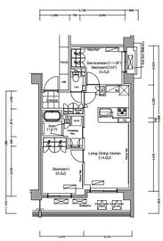 プレジリア代々木大山町 W318 間取り図