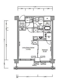 プレジリア代々木大山町 W221 間取り図