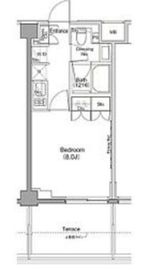 ザ・パークハビオ三軒茶屋テラス 105 間取り図