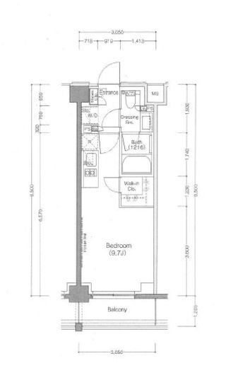 ザ・パークハビオ三軒茶屋テラス 402 間取り図