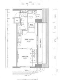 ザ・パークハビオ三軒茶屋テラス 505 間取り図