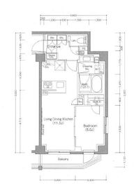 ザ・パークハビオ三軒茶屋テラス 109 間取り図