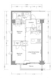 ザ・パークハビオ三軒茶屋テラス 201 間取り図