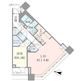 ブリリアタワーズ目黒 4階 間取り図